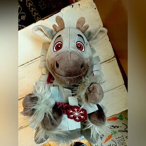 Disney Parks Babies Frozen Sven Plush Reindeer Blanket Stuffed Animal 12 Inch